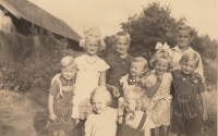 The Franz children's grandmother, who left them in November 1945 and went to Germany