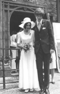 Wedding photographs of Lydia and Jan Mamul, 1972