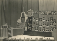 Graduation board from the Industrial School of Milling from 1957