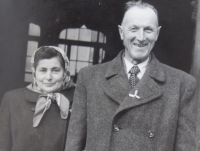 Parents Mikuláš and Václava Bednářovi, 1956