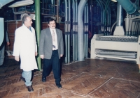 Václav Němeček and Josef Lux, 1990s, mill in Pardubice