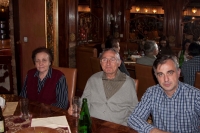 With parents, Prague