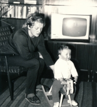 With my daughter in 1969