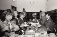 At the Water Works, company celebration, 1986