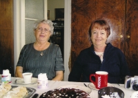 Kitty Pavelková with her sister Marta Šebková, 2013