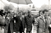 Polish President Lech Wałęsa during the summer of 1989