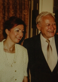 Bohdan Sekowski with his wife in 2002