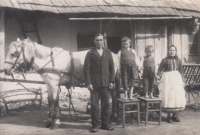 The Bouda family from Gerník, 1940s