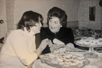 Dobromila Šebestová with mother Dobromila Konárková and daughter Dobromila