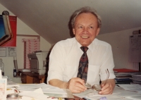 Josef Duchoň at work - 1990s