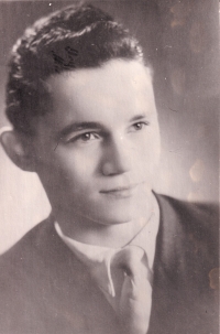 Graduation photograph of Josef Šplíchal