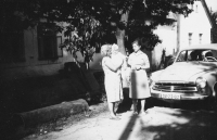 Josef Lacko's wife Jiřina (right), early 1960s