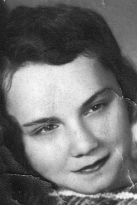 Jiřina Lukešová, around 1950