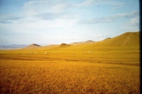 Mongolian landscape, Mongolia, 1979