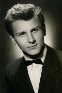 Vladimír Aman, brother of Miroslav Svoboda's mother, in 1955