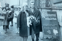 Wedding of Karel Dlabola in 1963