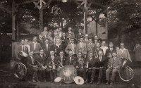 Eagle Music, founded by Jindřich Pukovec (dad of the witness Bedřich second row first from left)