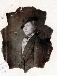 Yuri Galatenko's maternal grandmother Evženie, choirmaster and teacher / 1936