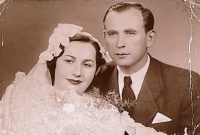 Parents' wedding in 1949