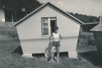 Oldřich Selucký, children's camp at Vranov Dam, 1968