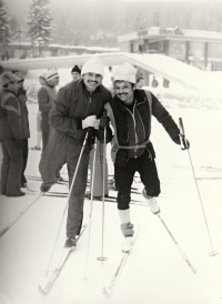 Cross-country ski races, Zadov, mid 90s