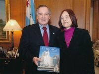 Dana Huñátová and Chicago Mayor Robert Daily - 2010