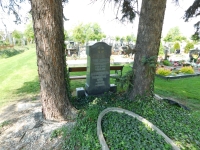 Cemetery in Vidnava with removed German inscriptions on graves