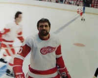 Vaclav Nedomansky in 1977 in the NHL with the Detroit Red Wings