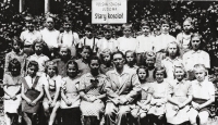 Witness in class IV (above, fourth from the left)