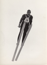 Tomáš Kučera in 1967 at the races in Plavy, Jablonec region