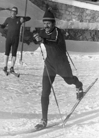 Tomáš Kučera in 1974 at Štrbské pleso in the High Tatras