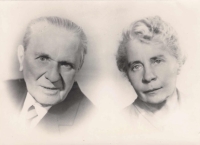 Paternal grandparents Hynek Svoboda and Olga Svobodová