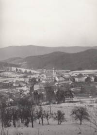 View of Větřní, 1973