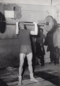 Slavia Nitra, weightlifting, around 1964