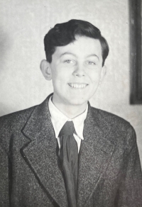 Jiří Kubík as a young boy