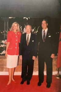 As a guest of the American Ambassador to Morocco, Marc Ginsberg and his wife in 1996