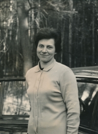 Mother Miroslava Pražáková around 1974