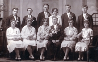 Wedding of Anna Žátková's parents / 1931