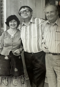 Marie Rudolecká with colleagues when she worked at the East Berlin Cultural Centre from 1978 to 1982