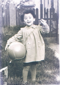 Adel as a child. Lviv, Nemyrovych-Danchenko Street, 1950s