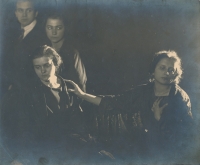 From left Jarmila Rambousková, 1920s (author František Drtikol)