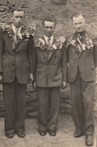 Father as a recruit, late 1940s