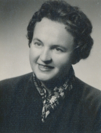 Mother of the witness Marie Chloupková, 1951