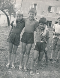 Václav Marhoul (left) in the latter half of the 1960s