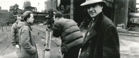 Václav Marhoul (right) producing Smoke, 1989