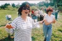 At a celebration held by Hesed-Arieh, early 2000s