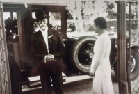  Tomáš Masaryk's visit to Roveň for the wedding of Marie Udržalová, the eldest daughter of František Udržal, 22 July 1930