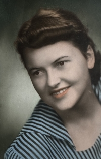 Marie Rudolecká at the time she started working at the State Department, 1950s