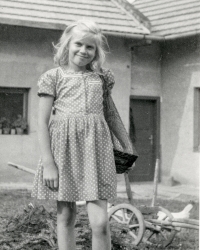 Antonie Tichopádová's sister Eva Fusková in the 1950s