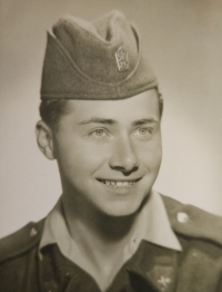 Karel Krška at the army, 1961